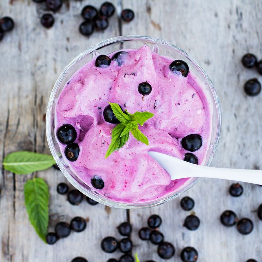 Blueberry Frozen Yogurt