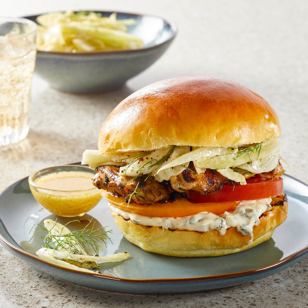 Smoked Chicken Caesar Sandwiches